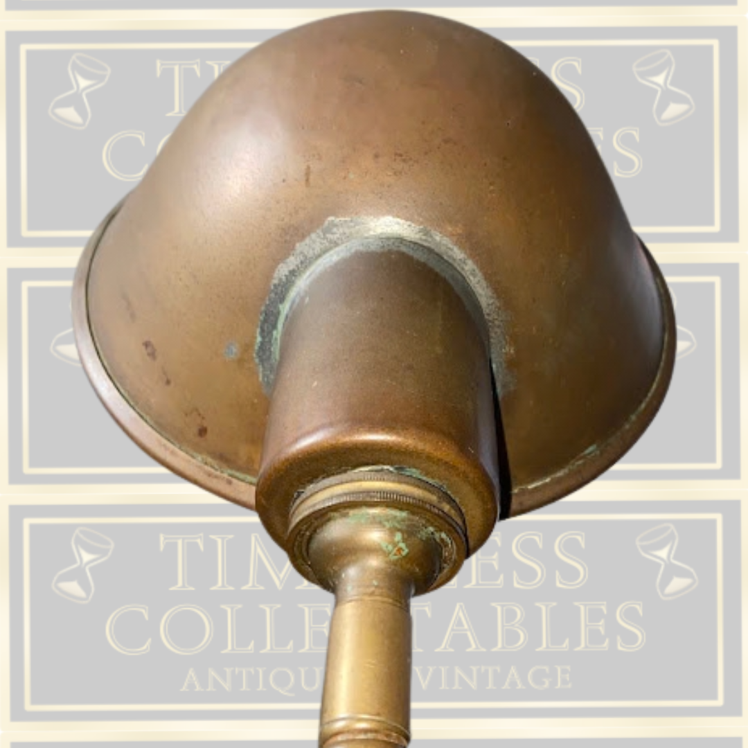 Antique Copper Gooseneck Desk Lamp