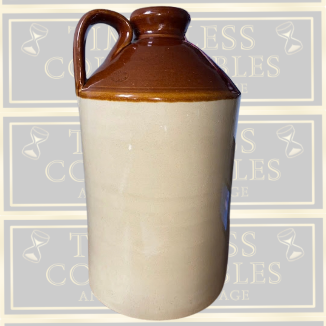 Vintage Pearson's Stoneware Two-Tone Jug