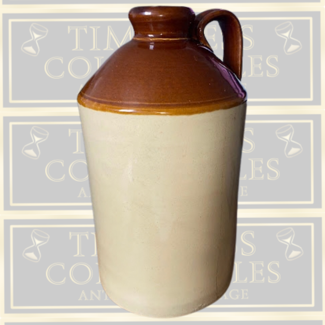 Vintage Pearson's Stoneware Two-Tone Jug