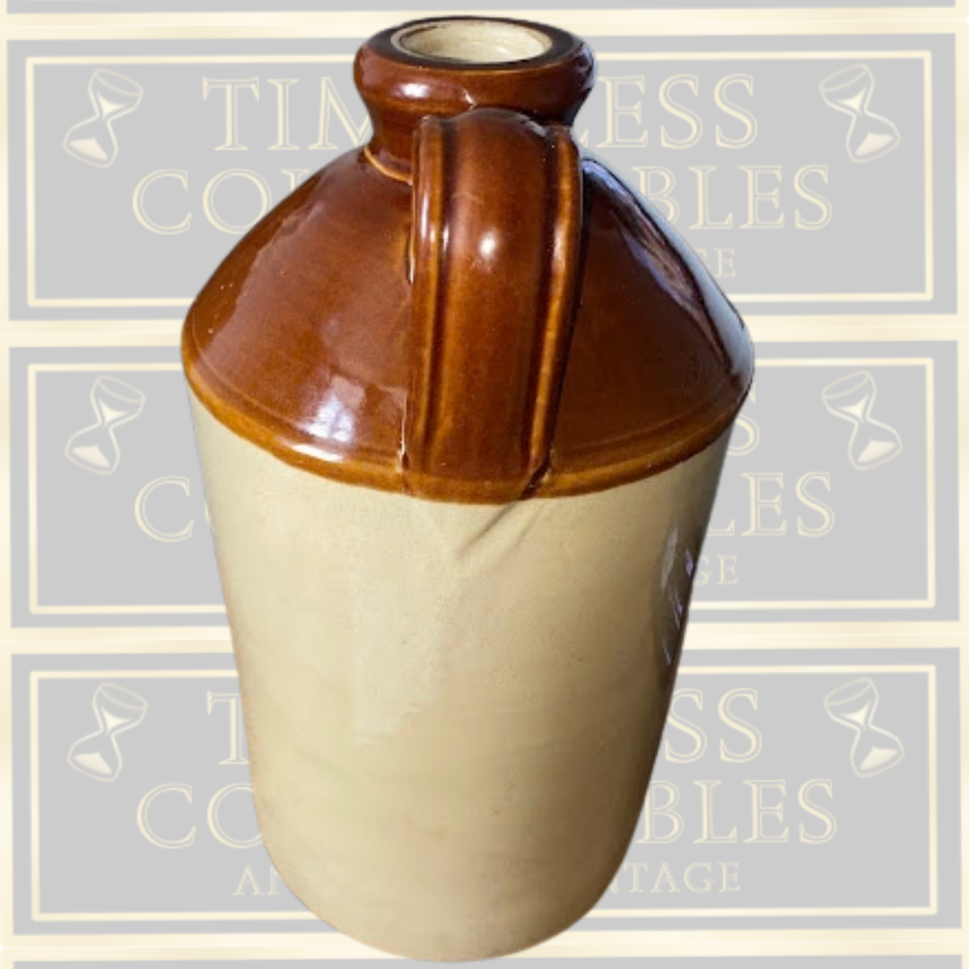 Vintage Pearson's Stoneware Two-Tone Jug