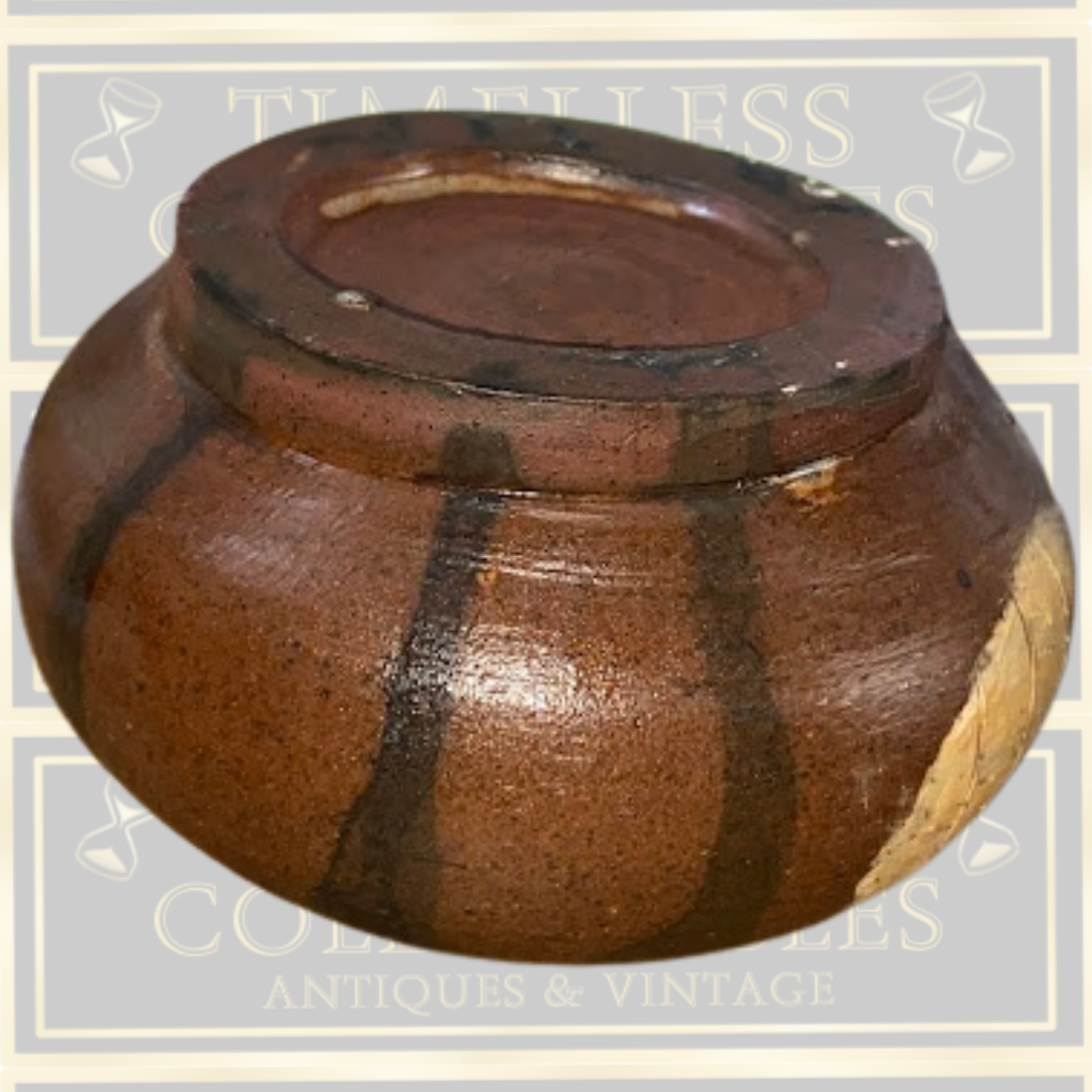 Small Stoneware Speckled Brown Glaze Bowl