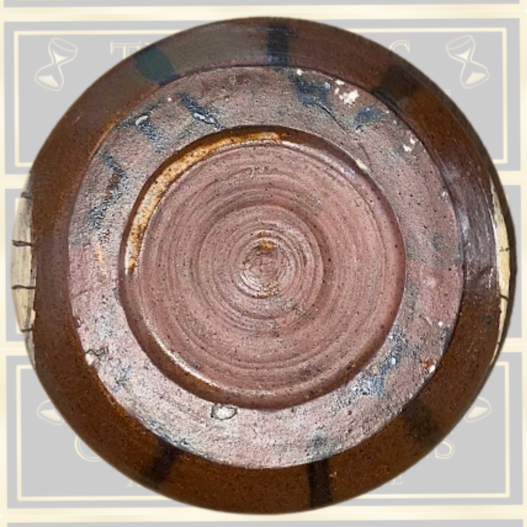 Small Stoneware Speckled Brown Glaze Bowl