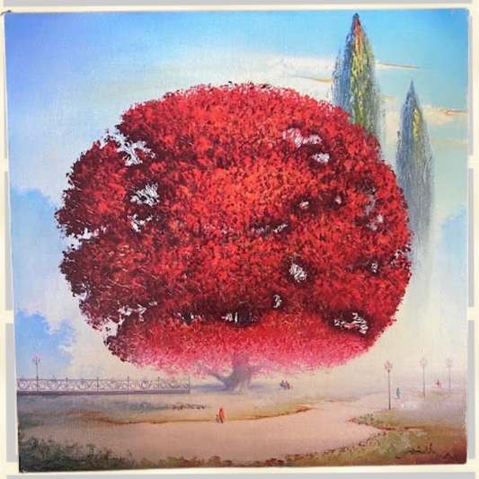 Original Oil On Canvas Aleksandr Gaitota, Contemporary Ukrainian Surrealist Painter