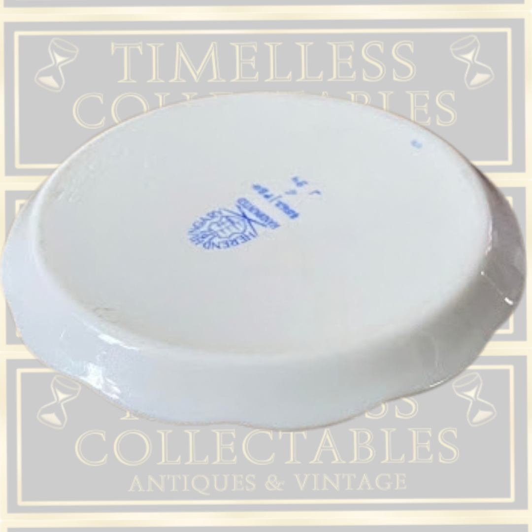 Vintage Herend Blue Garland plate