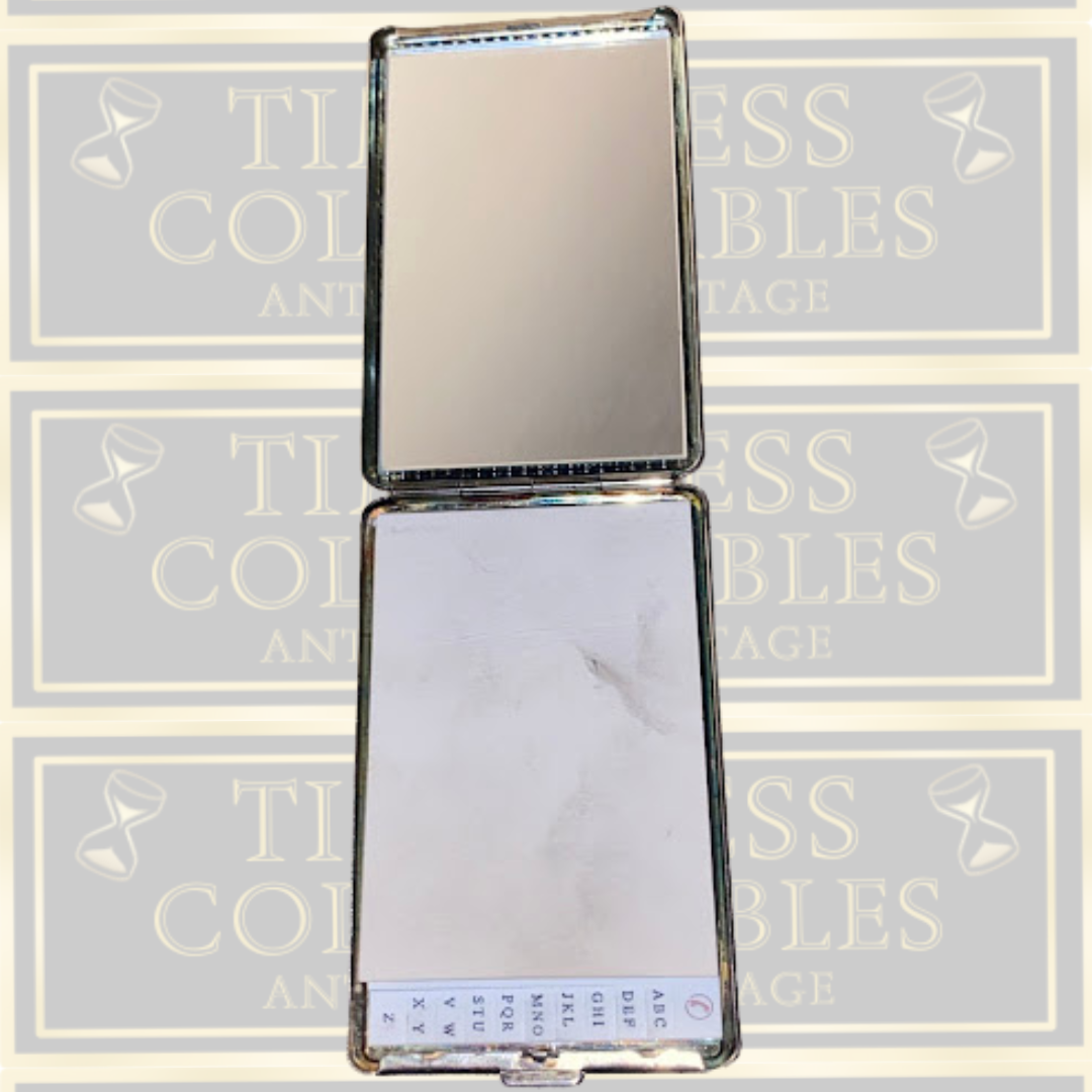 Vintage Silver Plated Address Book
