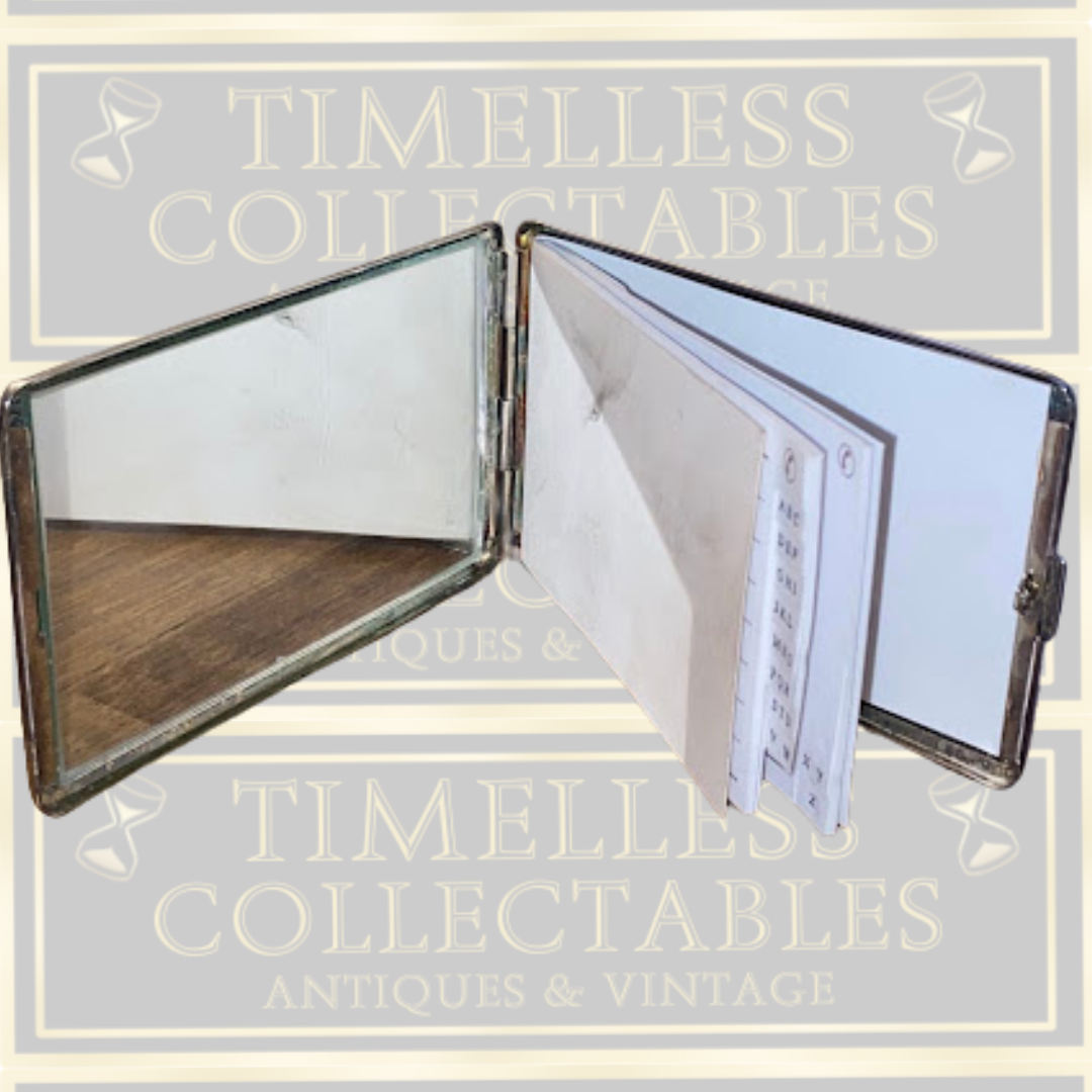 Vintage Silver Plated Address Book