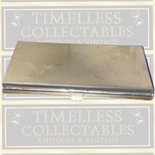 Gold-Tone Vintage Cigarette, Business Card Case