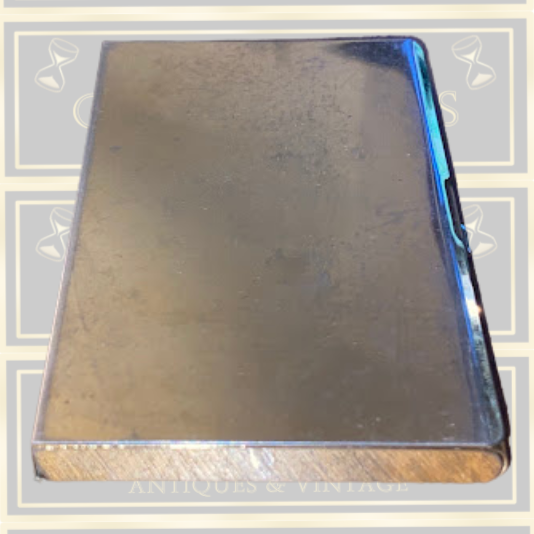 Gold-Tone Vintage Cigarette, Business Card Case