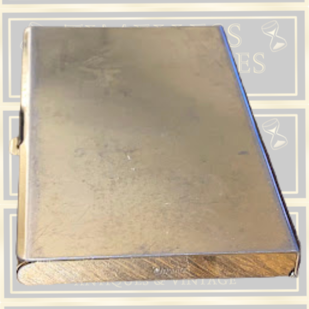 Gold-Tone Vintage Cigarette, Business Card Case