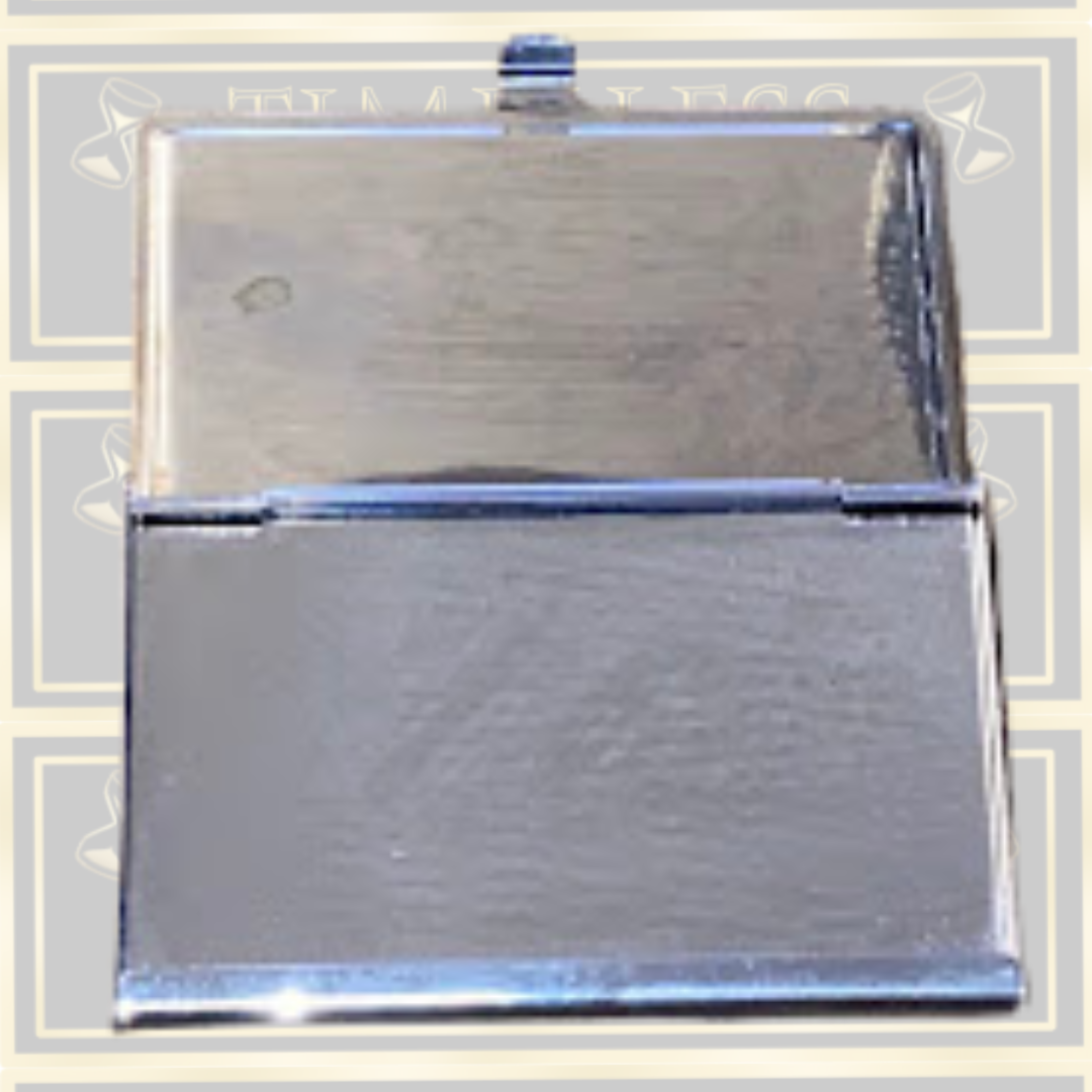 Vintage Audrey Hepburn Metal Business Card Holder/Credit Card Case