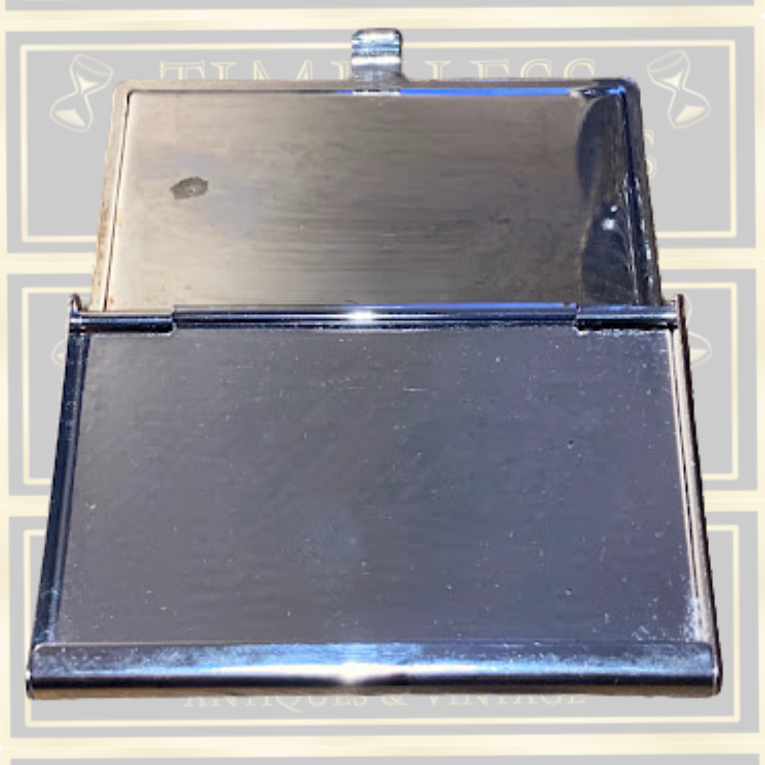 Vintage Audrey Hepburn Metal Business Card Holder/Credit Card Case