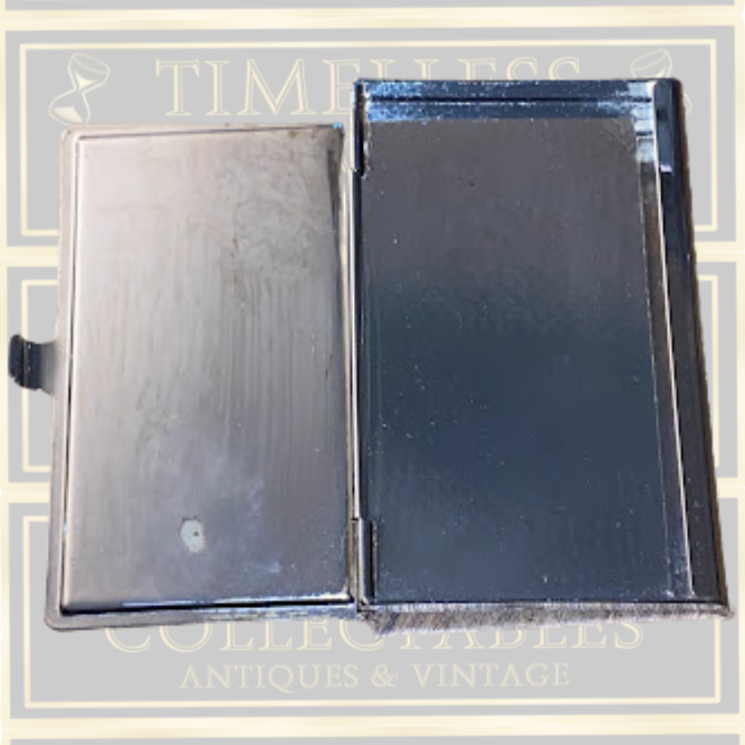 Vintage Audrey Hepburn Metal Business Card Holder/Credit Card Case