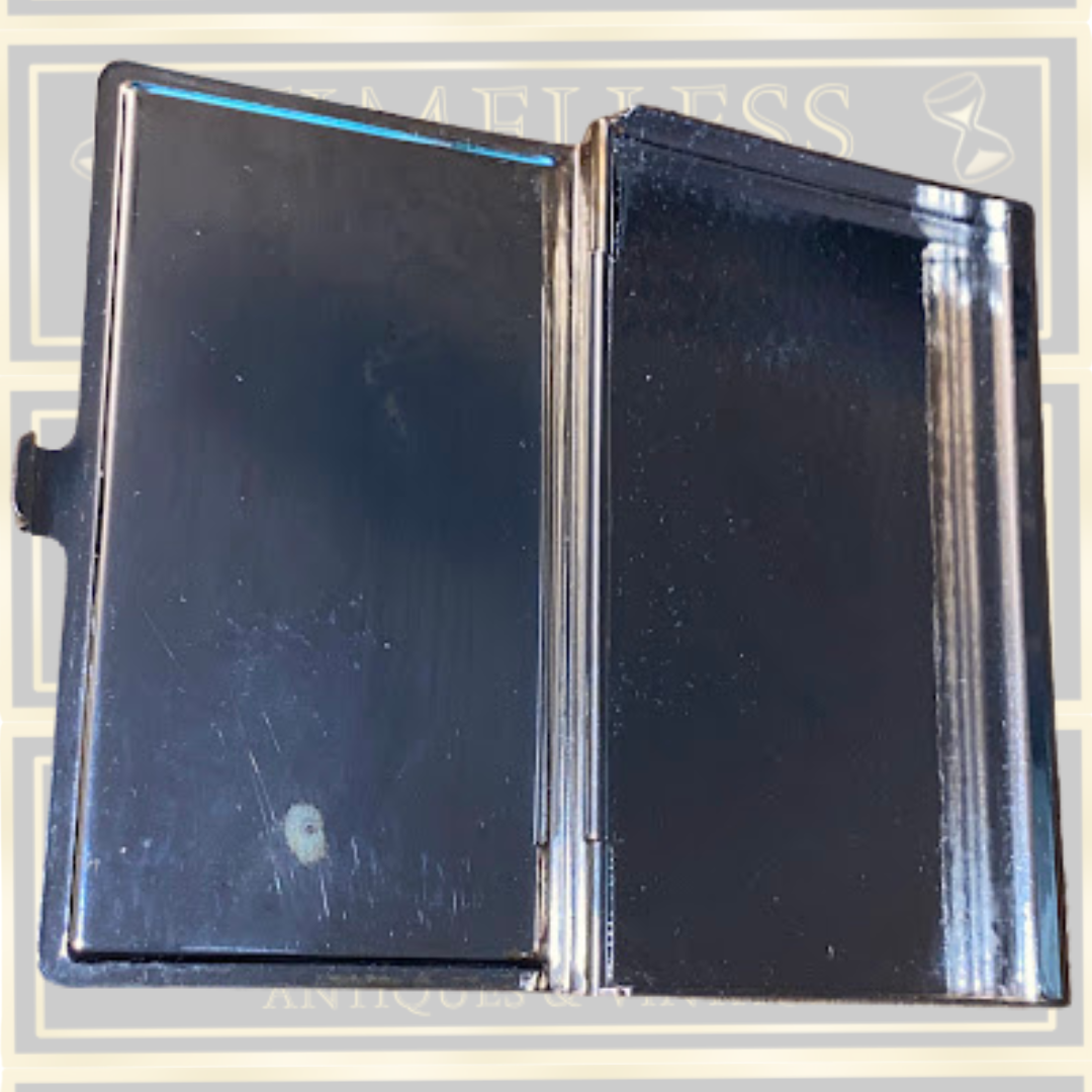Vintage Audrey Hepburn Metal Business Card Holder/Credit Card Case