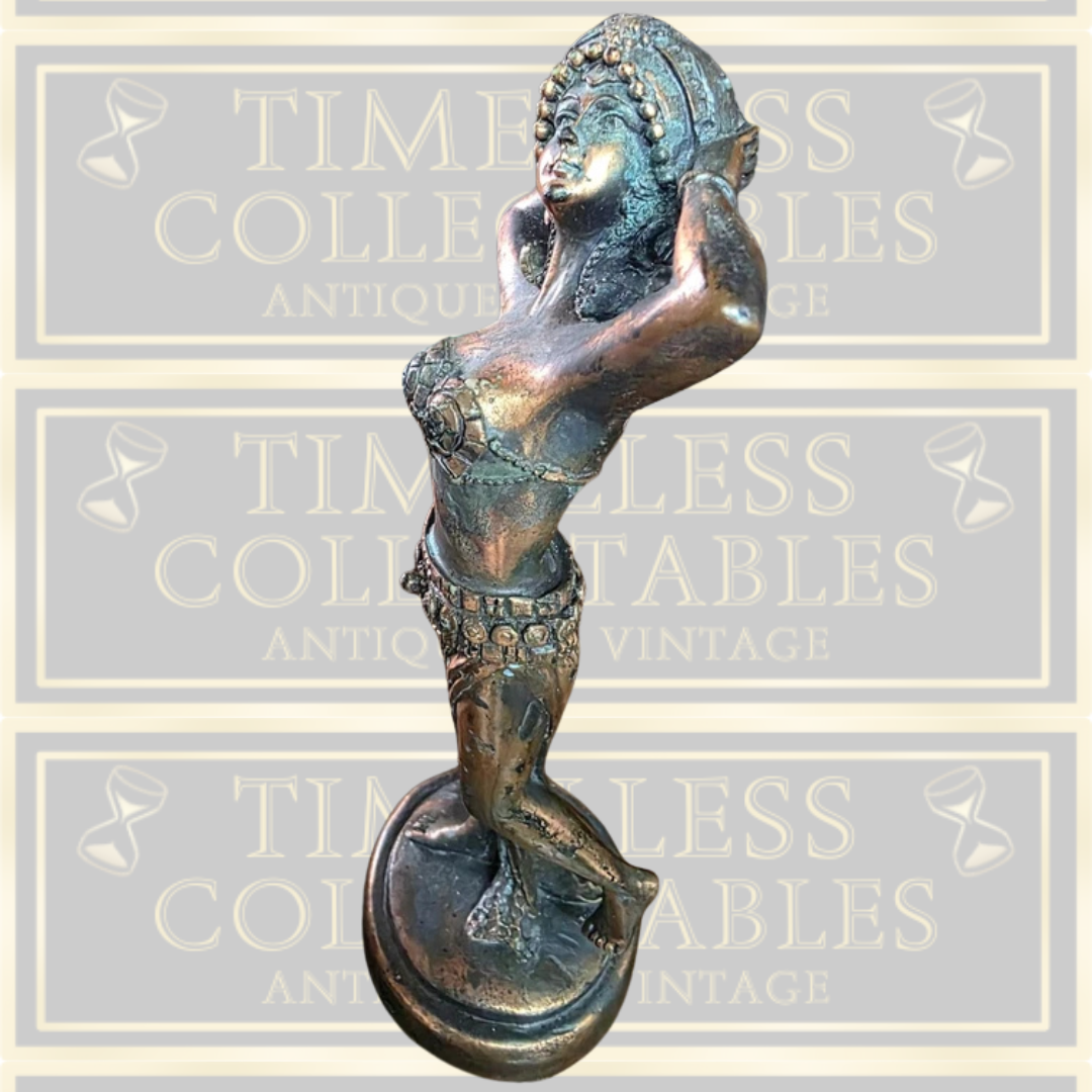 Vintage Bronze Coloured Deco Style Dancer