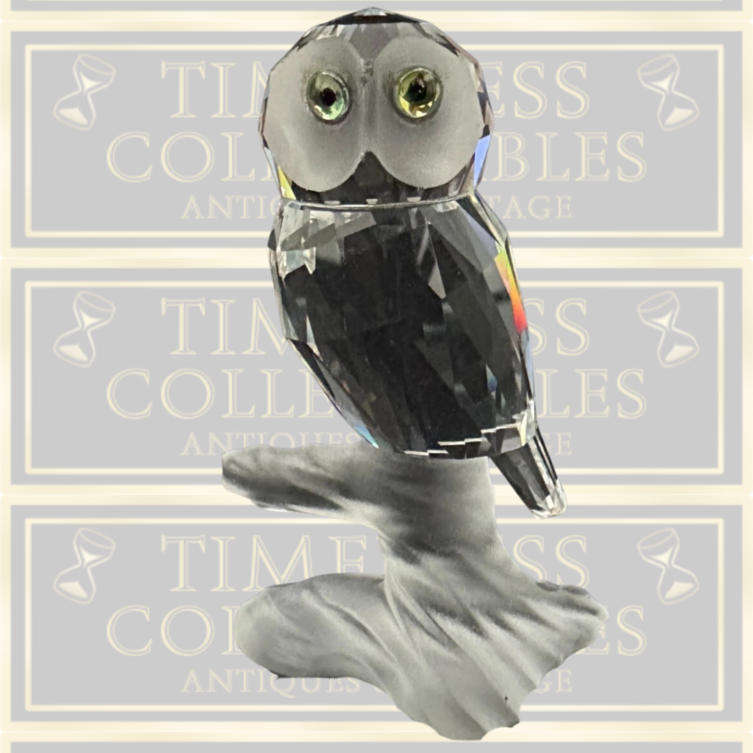 Vintage Swarovski Crystal Owl