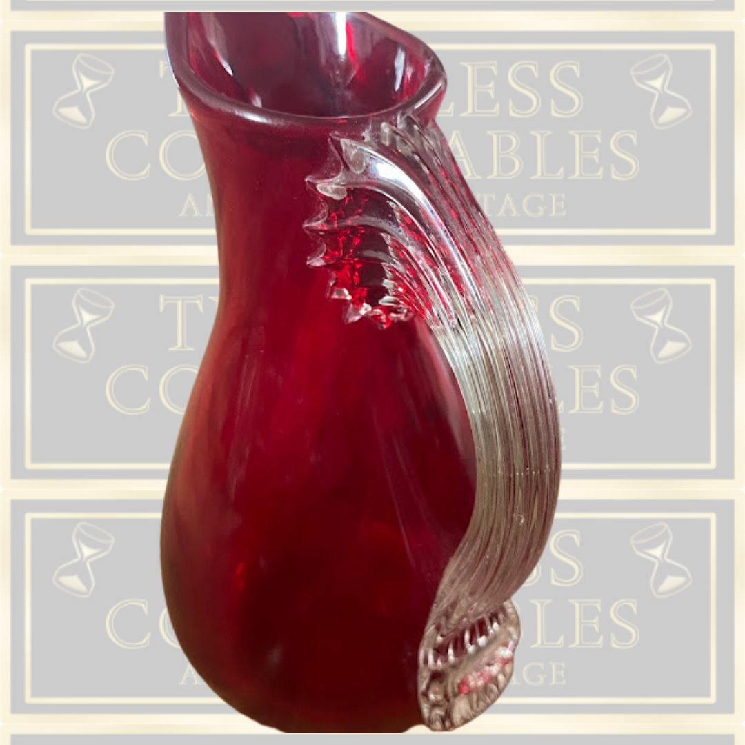 Vintage Whitefriars Glass Sparrow Beak Jug