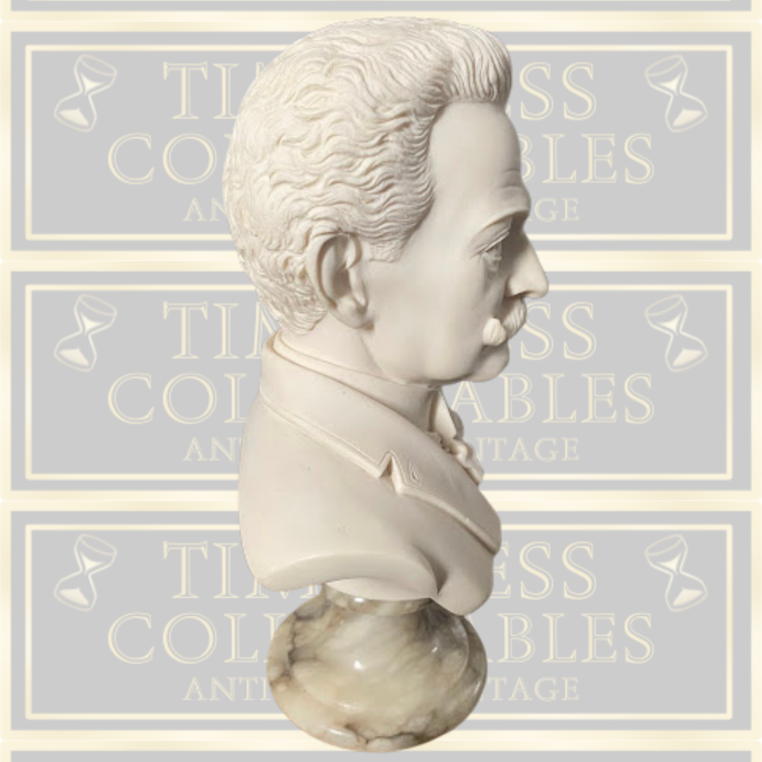 Vintage Johann Strauss Signed Bust Sculpture