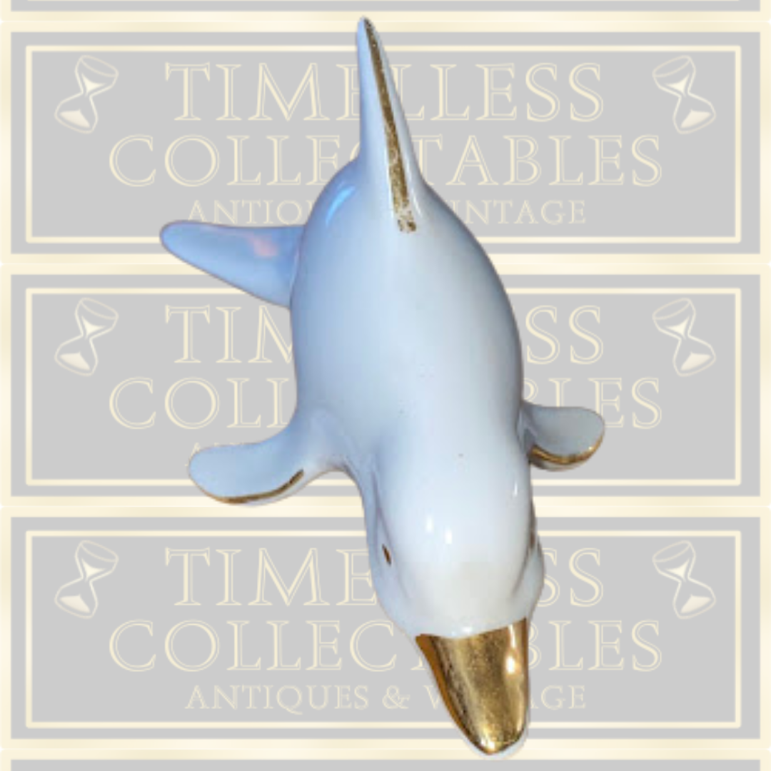Vintage Royal Porcelain Dolphin Figurine