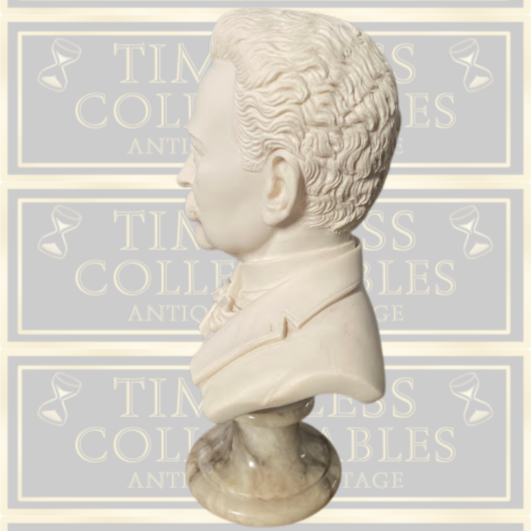 Vintage Johann Strauss Signed Bust Sculpture