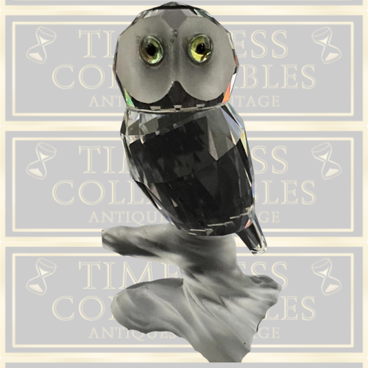 Vintage Swarovski Crystal Owl
