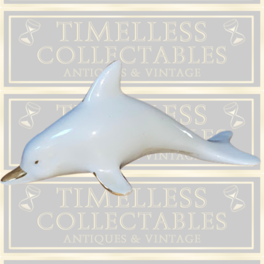 Vintage Royal Porcelain Dolphin Figurine