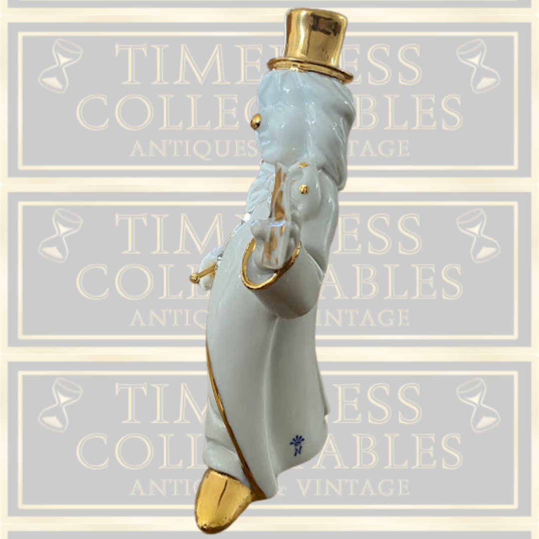 Swarovski & Capodimonte White & Gold Clown