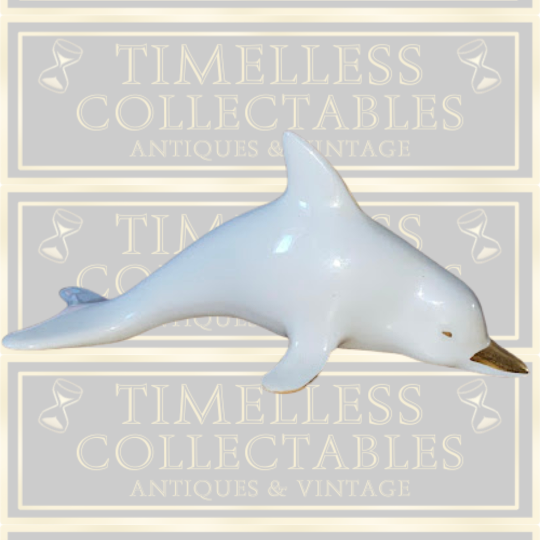 Vintage Royal Porcelain Dolphin Figurine