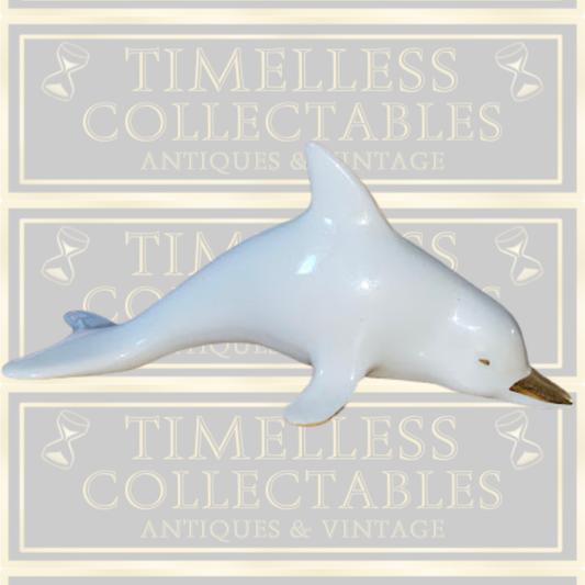 Vintage Royal Porcelain Dolphin Figurine