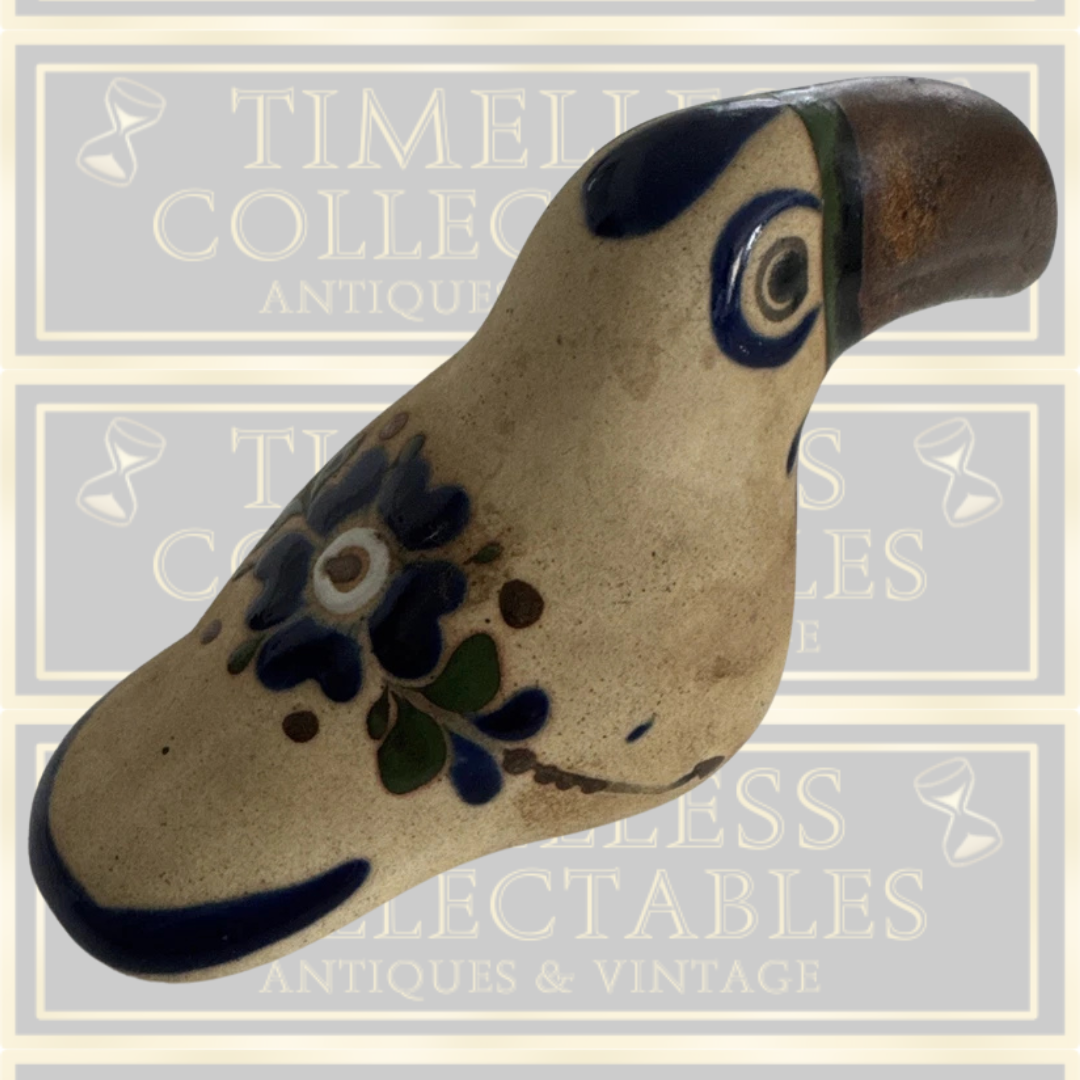 Vintage Folk Art Mexican Tonala Toucan