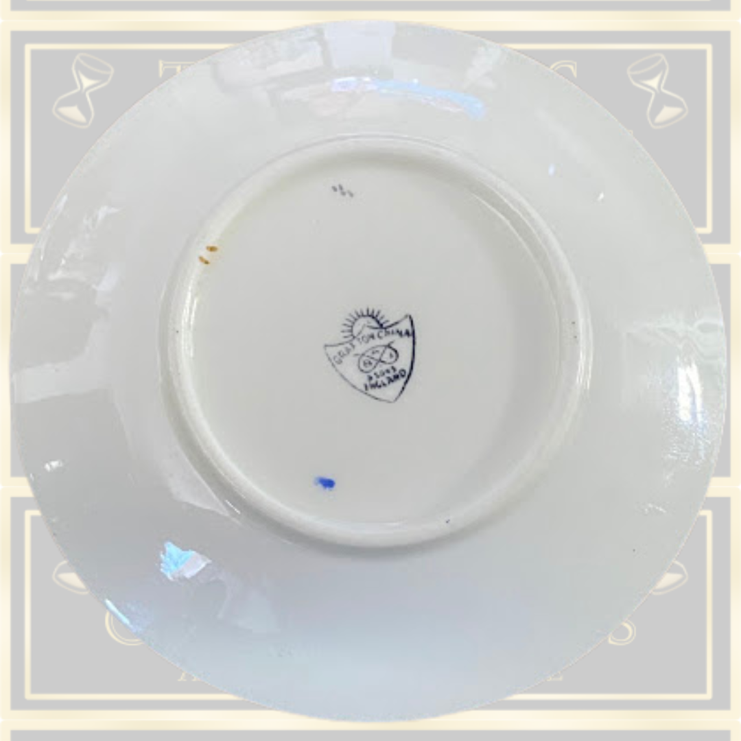 Antique Dragon Pair Cup & Saucer Set