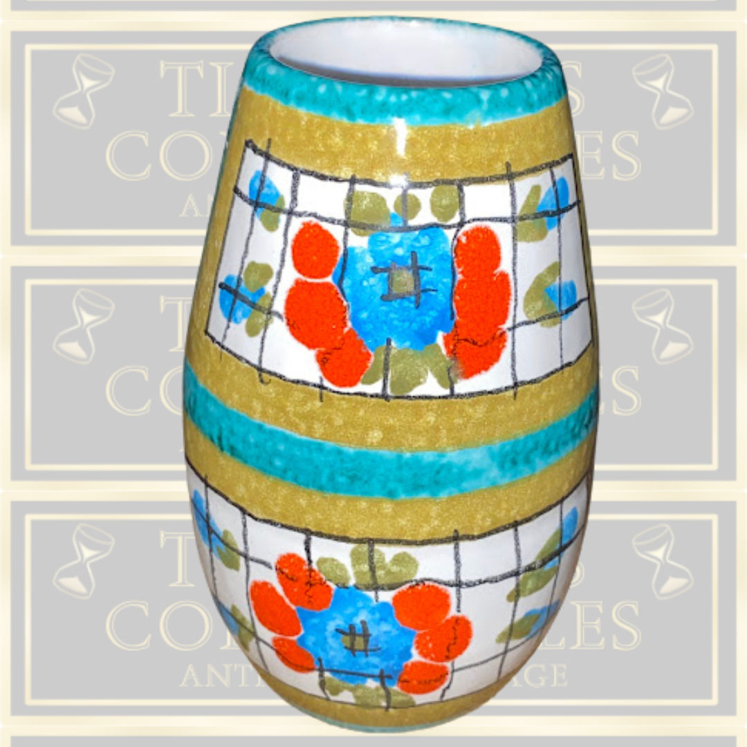 Vintage Italian Fratelli Fanciullacci Geometric Vase