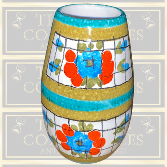 Vintage Italian Fratelli Fanciullacci Geometric Vase