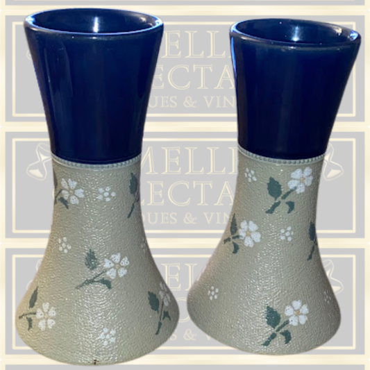 Vintage Pair Lovatts Langley Pottery Stoneware Vases