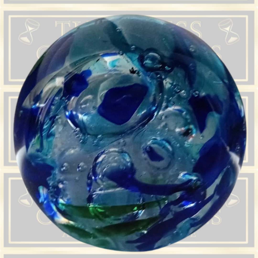 Signed Paul Miller Langham Glass Paperweight