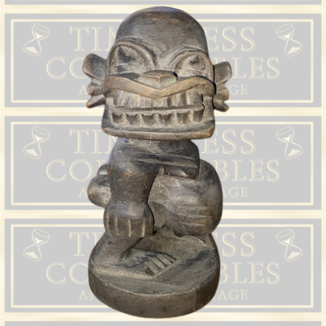 Vintage African Ancestrial art Small Wooden Big Booty Katumo Carving