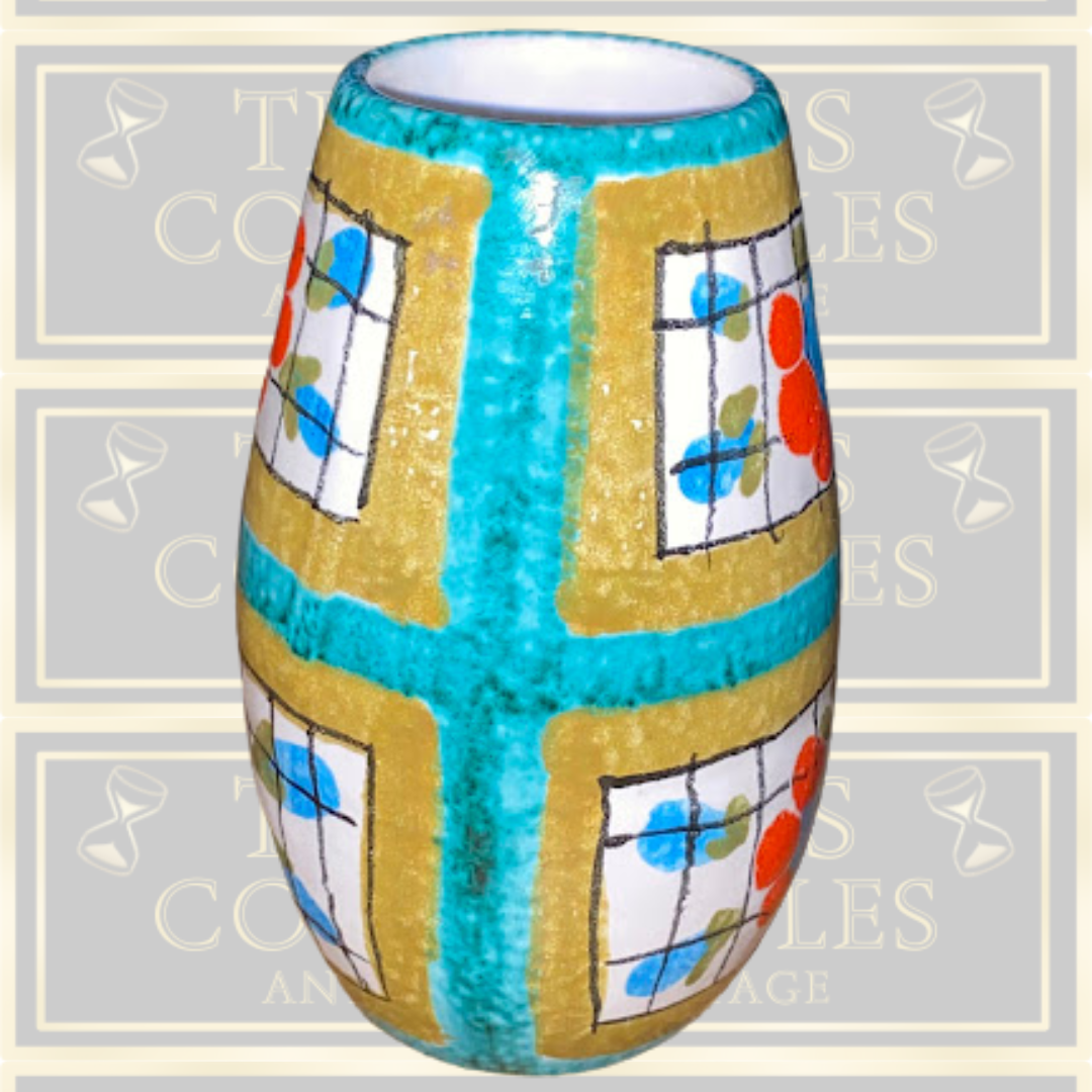 Vintage Italian Fratelli Fanciullacci Geometric Vase