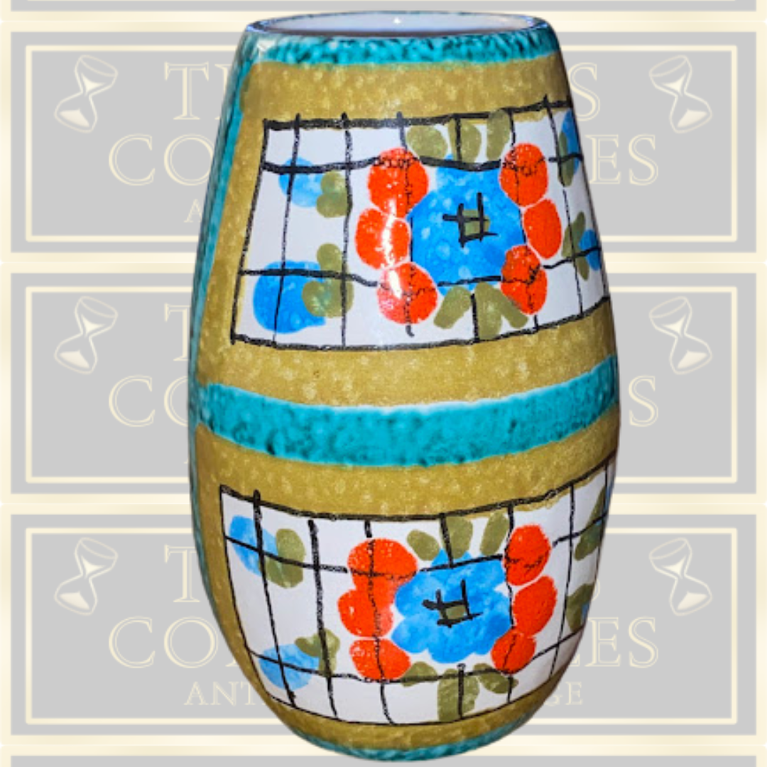 Vintage Italian Fratelli Fanciullacci Geometric Vase