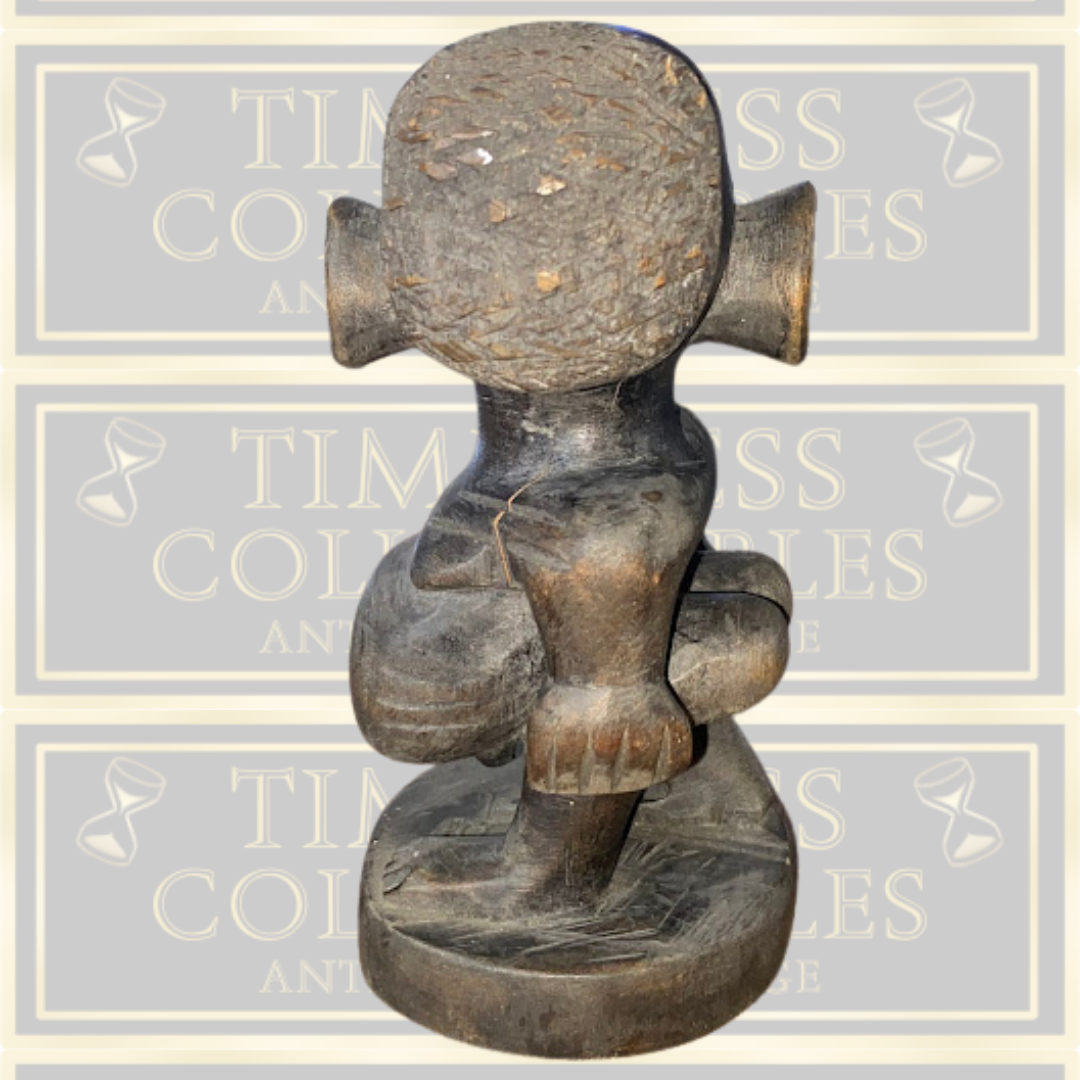 Vintage African Ancestrial art Small Wooden Big Booty Katumo Carving