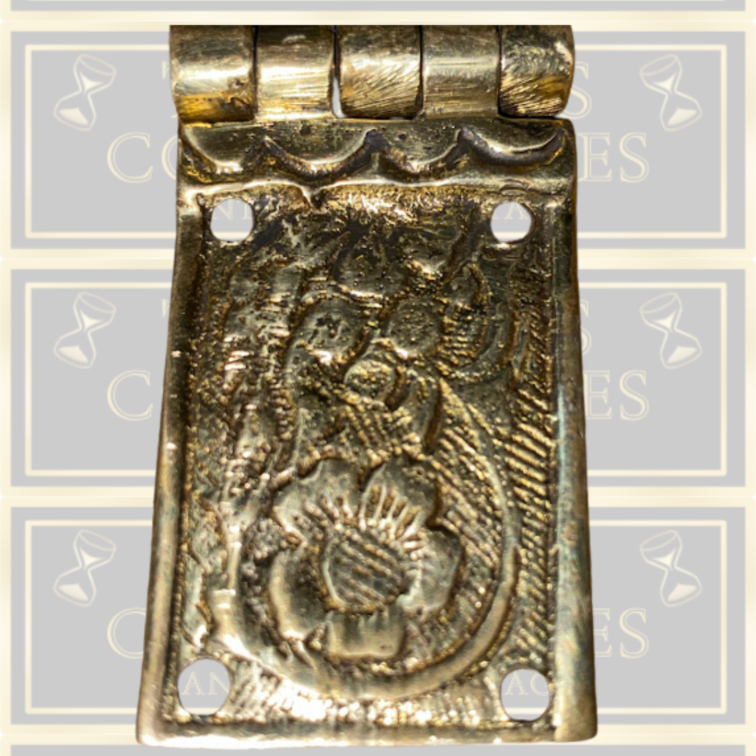 Antique Ornate Bronze/Brass Hinges