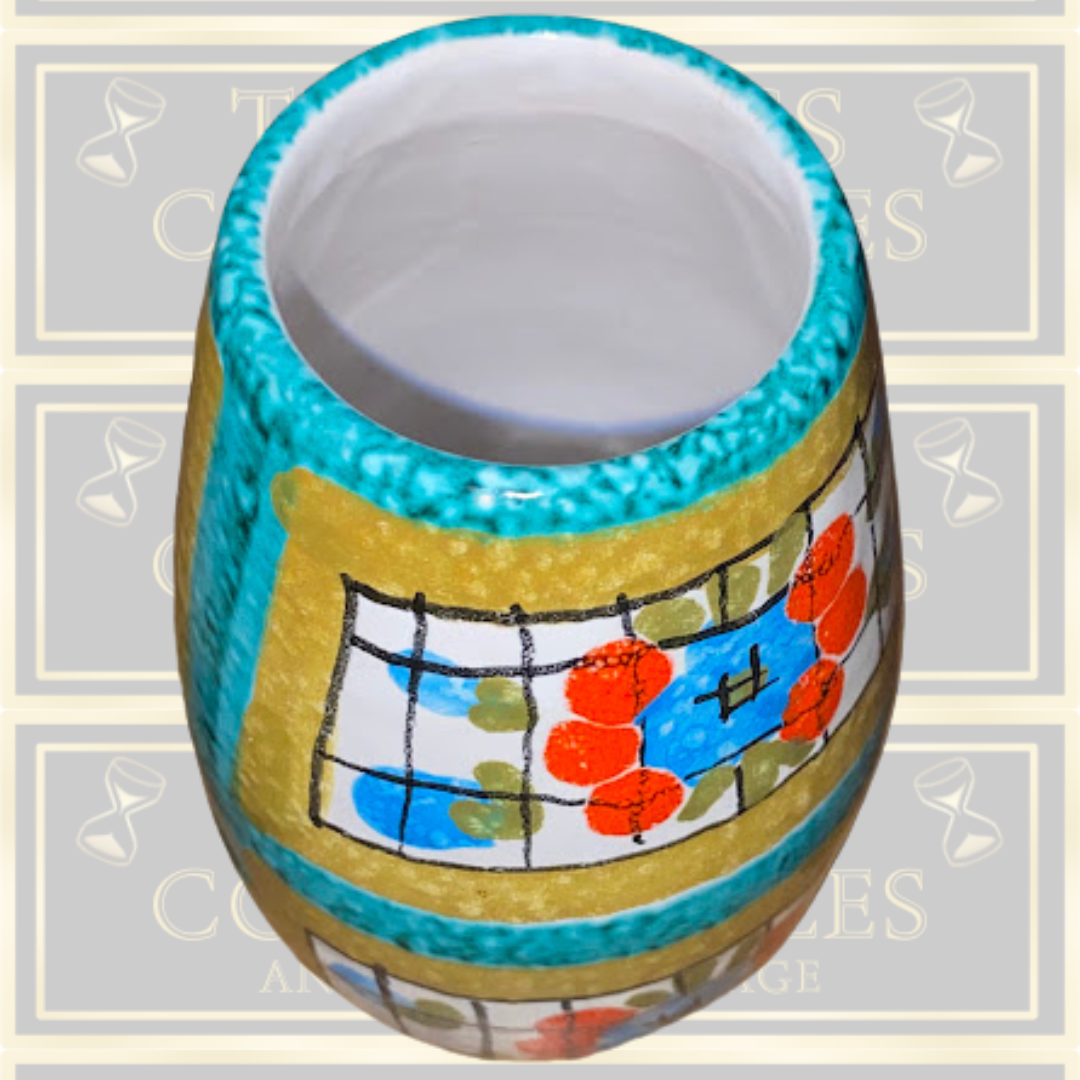 Vintage Italian Fratelli Fanciullacci Geometric Vase