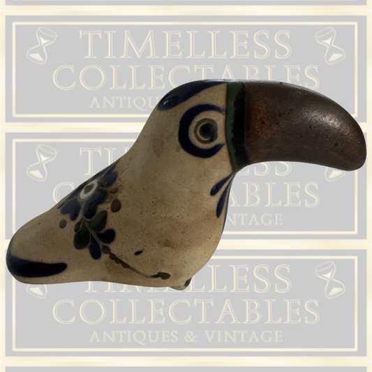 Vintage Folk Art Mexican Tonala Toucan
