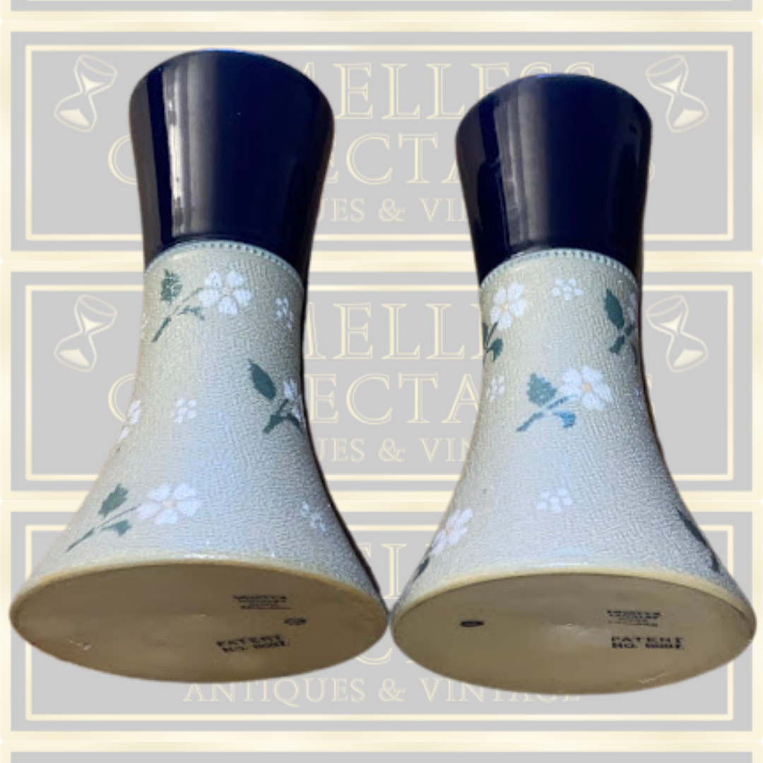 Vintage Pair Lovatts Langley Pottery Stoneware Vases