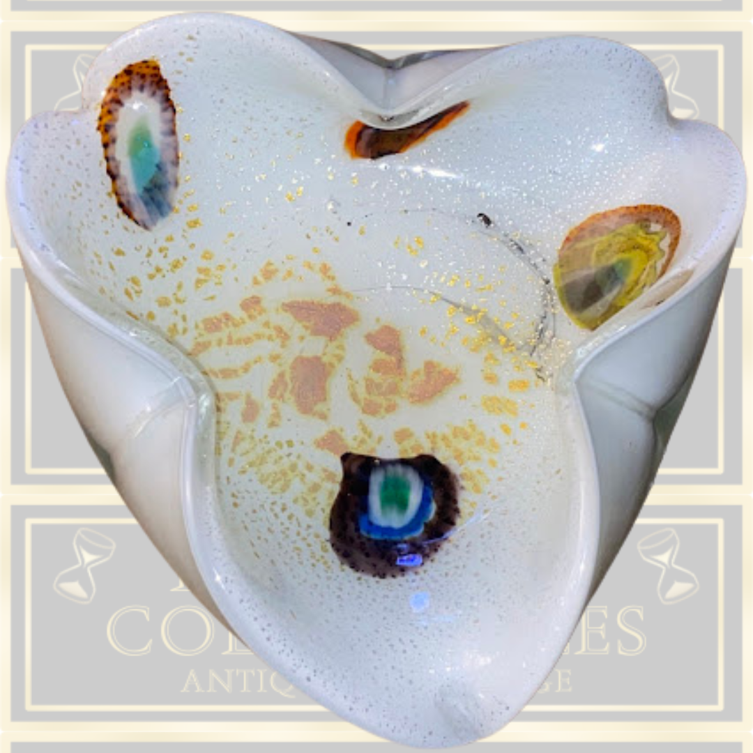 Vintage Large Murano Glass "Tutti Frutti" Bowl