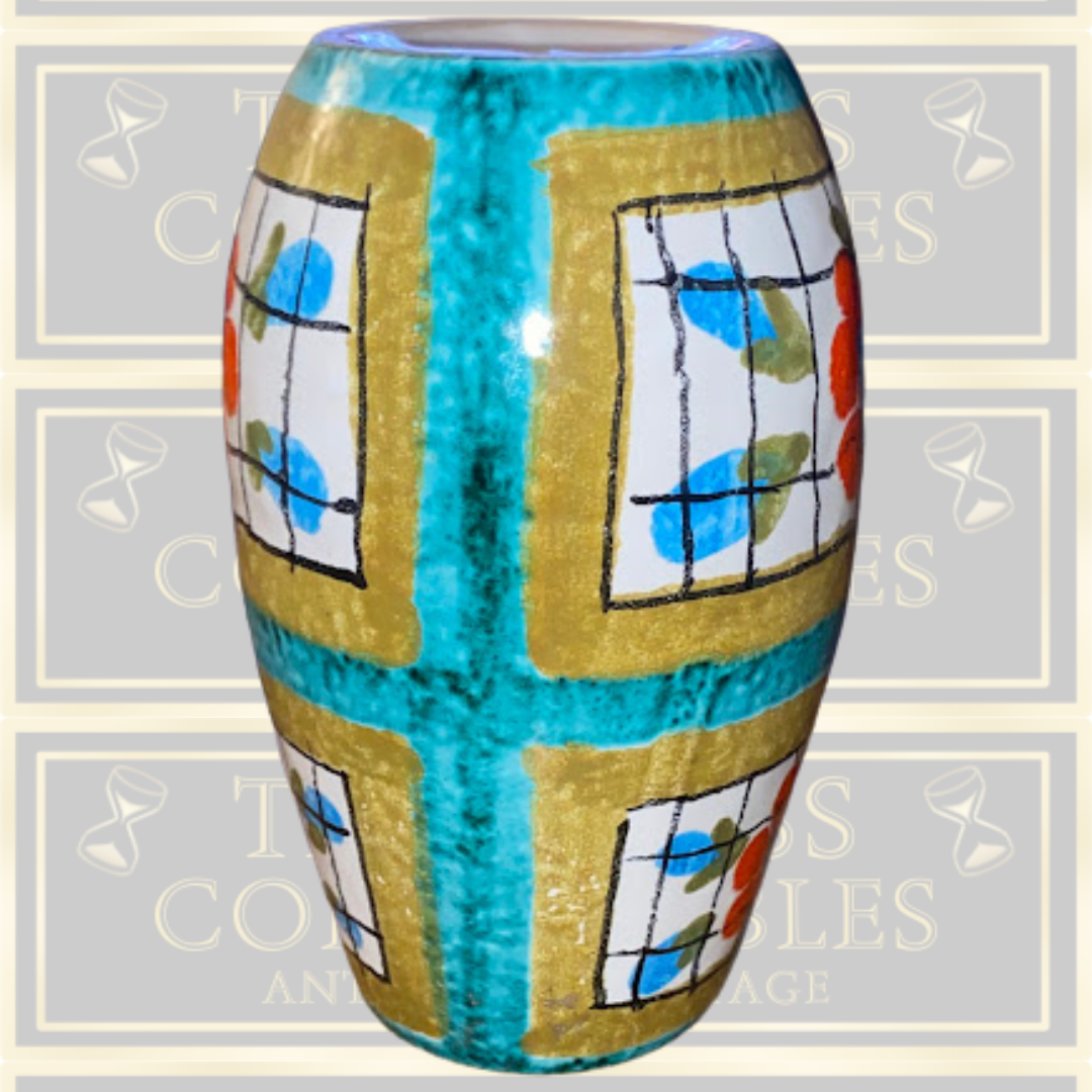 Vintage Italian Fratelli Fanciullacci Geometric Vase