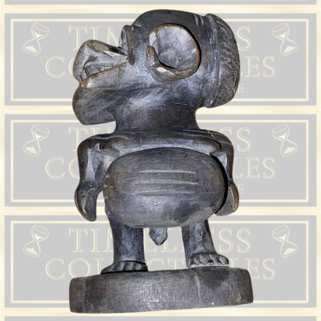Vintage African Ancestrial art Small Wooden Big Booty Katumo Carving