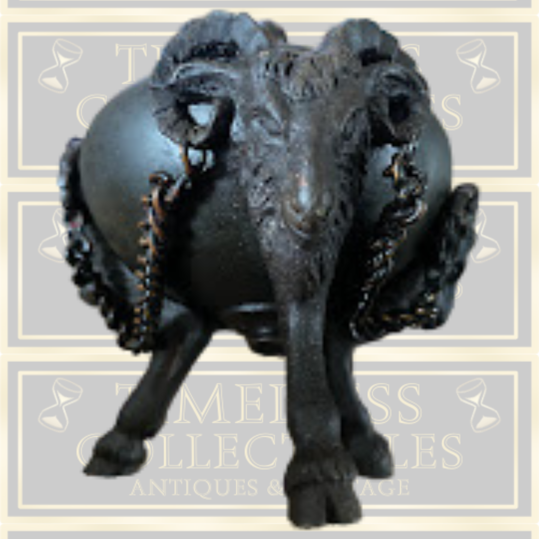 Vintage patinated Grand Tour Style Bronze Tripod Urn