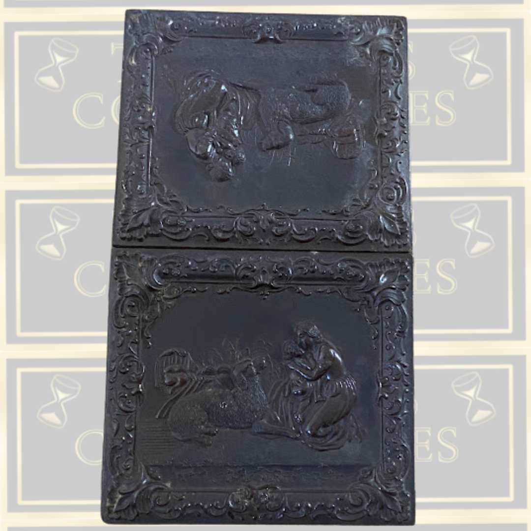 Antique Pair Daguerreotype Photo
