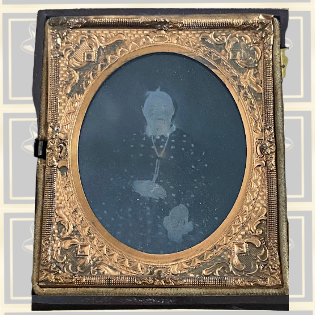 Antique Pair Daguerreotype Photo