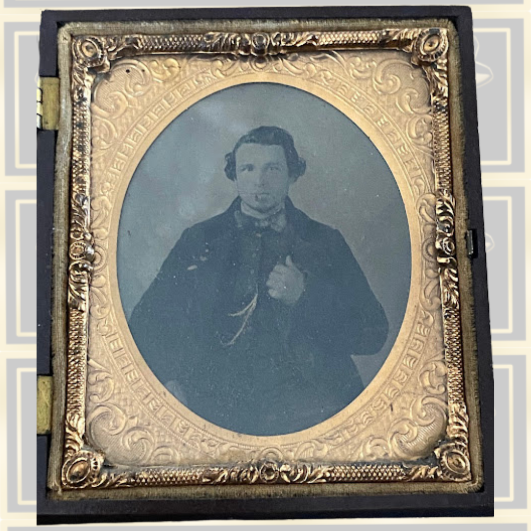 Antique Pair Daguerreotype Photo