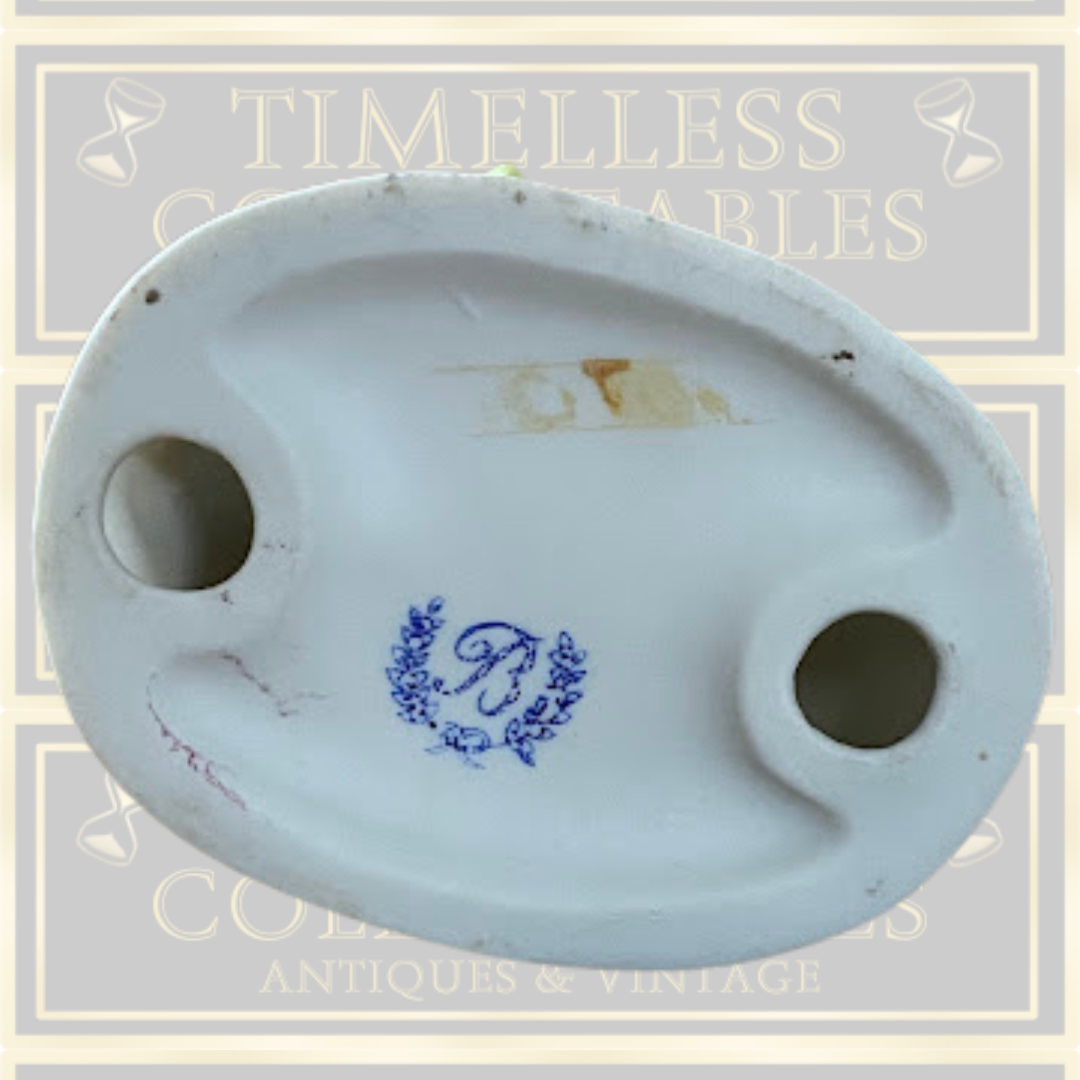 Vintage Bisque Golden Finch Bird Ornament